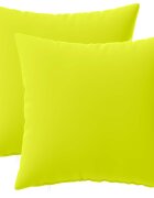 vidaXL Poťah na podložku 2 pcs HEERLEN Žiarivá zelená 45 x 45 cm