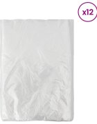 vidaXL Prachová fólia 12 ks Priehľadná 400 x 500 cm HDPE