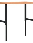 vidaXL Pracovný stôl 100x60x(73-995) cm bukový masív obdĺžnikový