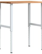vidaXL pracovný stôl svetlohnedý 80x60x(715-98) cm masívny dub