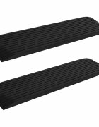 vidaXL Prahové rampy 2 ks 110x32x38 cm guma