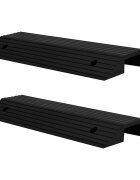 vidaXL Prahové rampy 2 ks 80x40x8 cm guma