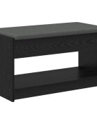vidaXL Predsieňová lavica Čierny Dub 83 x 38 x 45 cm