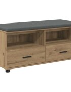 vidaXL Predsieňová lavica Remeselný Dub 100 x 38 x 46 cm