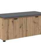 vidaXL Predsieňová lavica Remeselný Dub 100 x 38 x 46 cm