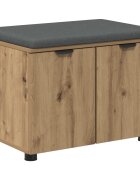 vidaXL Predsieňová lavica Remeselný Dub 60 x 38 x 46 cm