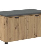 vidaXL Predsieňová lavica Remeselný Dub 80 x 38 x 46 cm