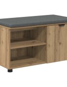 vidaXL Predsieňová lavica Remeselný Dub 80 x 38 x 46 cm