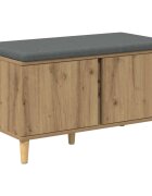 vidaXL Predsieňová lavica Remeselný Dub 80 x 38 x 46 cm