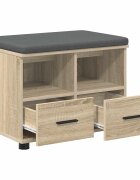 vidaXL Predsieňová lavica Sonoma dub 60 x 38 x 46 cm