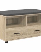 vidaXL Predsieňová lavica Sonoma dub 80 x 38 x 46 cm
