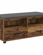 vidaXL Predsieňová lavica Staré drevo 100 x 38 x 46 cm