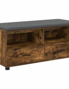 vidaXL Predsieňová lavica Údený Dub 100 x 38 x 46 cm