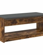 vidaXL Predsieňová lavica Údený Dub 103 x 38 x 45 cm