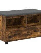 vidaXL Predsieňová lavica Údený Dub 80 x 38 x 46 cm