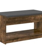 vidaXL Predsieňová lavica Údený Dub 83 x 38 x 45 cm