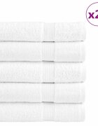 vidaXL Prémiové osušky SOLUND 25 ks biele 100x150 cm 600 g/m2