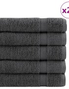 vidaXL Prémiové sprchové uteráky SOLUND 25ks antracit 70x140cm 600g/m2