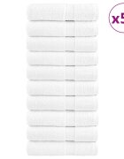 vidaXL Prémiové uteráky na ruky SOLUND 50 ks biele 50x100 cm 600 g/m2