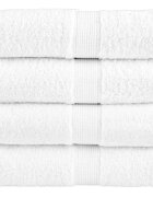 vidaXL Prémiové uteráky pre hostí SOLUND 4 ks biele 30x50 cm 600 g/m²
