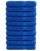 vidaXL Prémiové uteráky SOLUND 10 ks modré 100x200 cm 600 g/m2