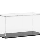 vidaXL Priehľadná reklamná krabica 30x15x14 cm akrylová