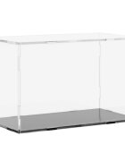 vidaXL Priehľadná reklamná krabica 31x17x19 cm akrylová