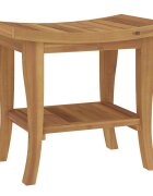 vidaXL Príručný stolík do kúpeľne 50x35x45 cm tíkový masív