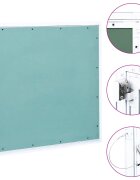 vidaXL Prístupový panel s hliníkovým rámom a sadrokartónom 500x500 mm