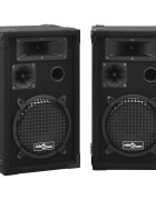 vidaXL Profesionálne pasívne hifi reproduktory 2 ks 800 W čierne