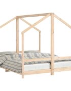 vidaXL Rám detskej postele 2x(80x200) cm masívna borovica