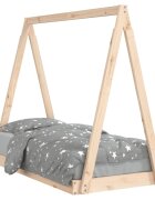 vidaXL Rám detskej postele 70x140 cm masívna borovica