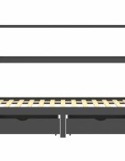 vidaXL Rám detskej postele so zásuvkami tmavosivý borovica 90x200 cm