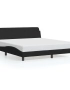 vidaXL Rám postele Dover čierny 180x200 cm zamat