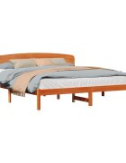 vidaXL Rám postele Včelí hnedý 180 x 200 cm Masívne borovicové drevo