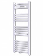 vidaXL Rebríkový radiátor na centrálne vykurovanie zaoblený 600x1160 mm