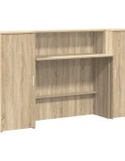 vidaXL Recepčný stôl dub sonoma 180x50x1035 cm kompozitné drevo