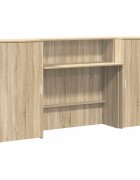 vidaXL Recepčný stôl dub sonoma 200x50x1035 cm kompozitné drevo