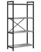 vidaXL Regál na knihy 60 x 30 x 120 cm Kompozitné drevo