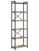 vidaXL Regál na knihy 60 x 30 x 1895 cm Kompozitné drevo