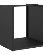 vidaXL Regál na krbové drevo 40x40x40 cm za studena lisovaná oceľ