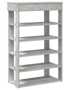vidaXL Regál na topánky betónovosivý 60x30x98 cm spracované drevo