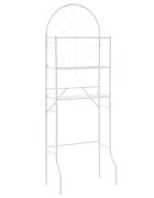 vidaXL Regál nad WC biely 60x33x174 cm