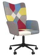 vidaXL Relaxačné kreslo patchwork látkové