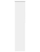 vidaXL Roleta Zatemnenie biela 60x230cm Šírka látky 557cm Polyester