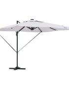vidaXL Roma Parasol Béžová 286 x 284 x 270 cm Hliník a polyester