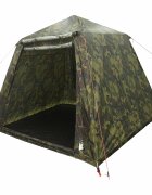 vidaXL Rybársky stan s rýchlym uvoľnením Pre 4 osoby Svetlý camouflage