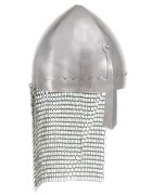 vidaXL Rytierska prilba pre LARP starožitná replika strieborná oceľová