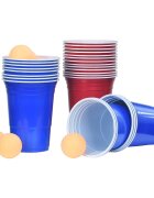 vidaXL Sada na beer pong 05 l plast