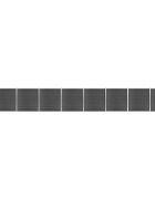 vidaXL Sada plotových panelov WPC 1484x(105-186) cm čierna